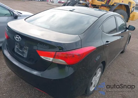 2013 Hyundai Elantra Gls from USA, damaged, VIN KMHDH4AE9DU606788